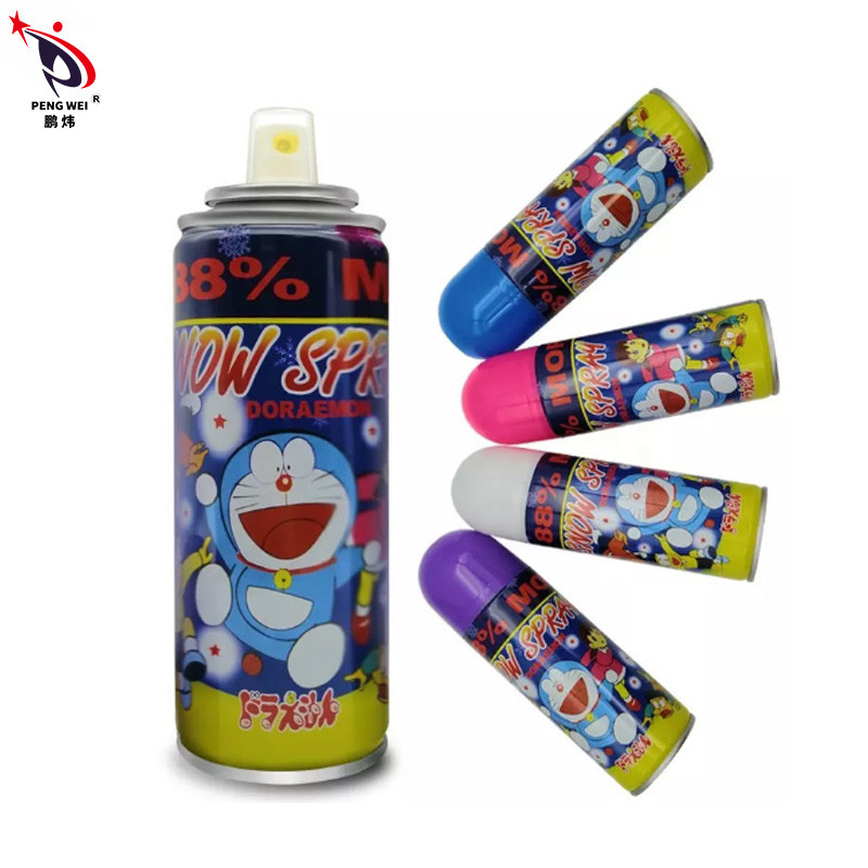 Прочное временных поддельных искусственных брызг снега Doraemon Multicolor для дерева