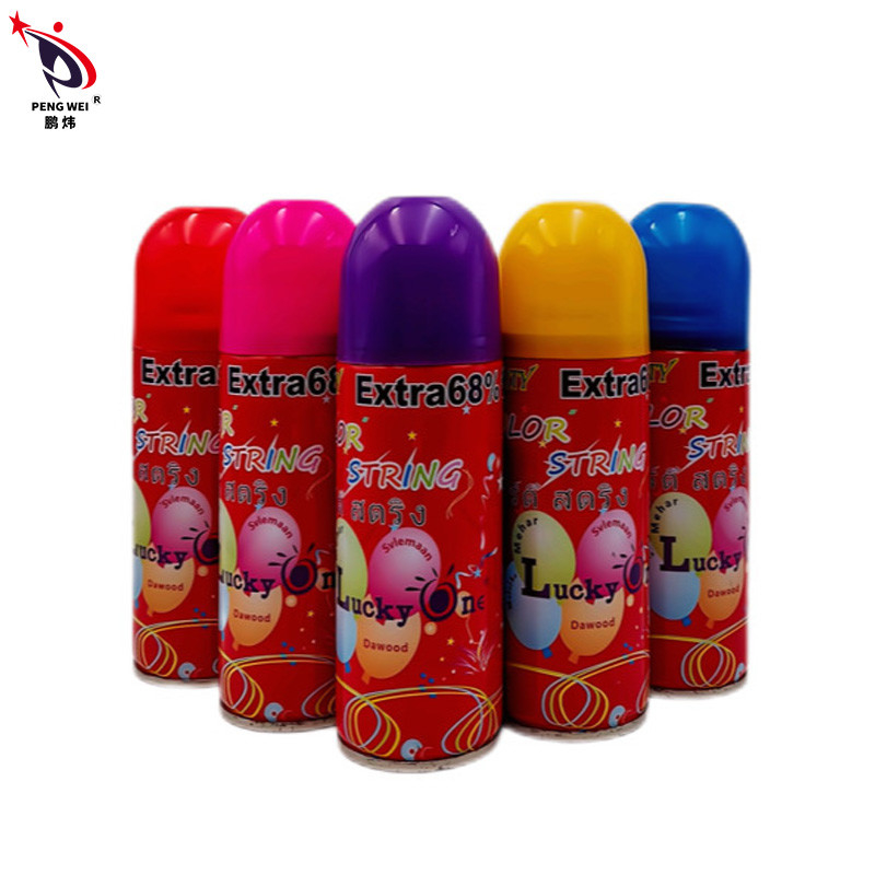 Nonflammable непахучие брызги ленты партии, строка Multicolor брызг придурковатая