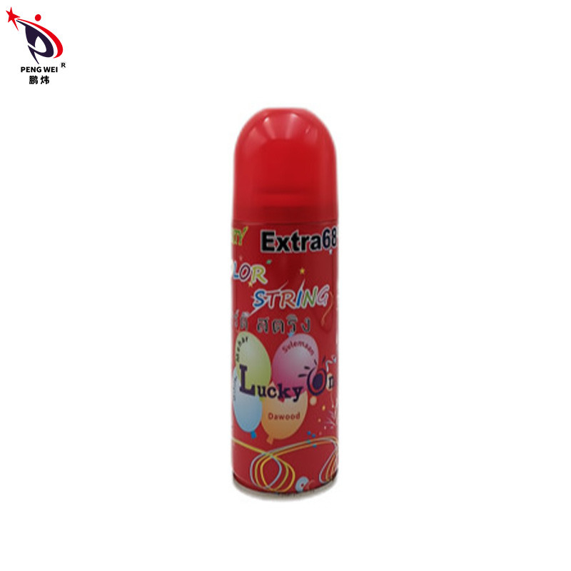 Nonflammable непахучие брызги ленты партии, строка Multicolor брызг придурковатая