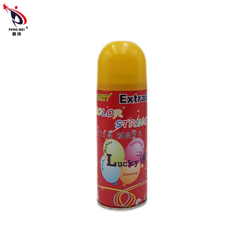 Nonflammable непахучие брызги ленты партии, строка Multicolor брызг придурковатая