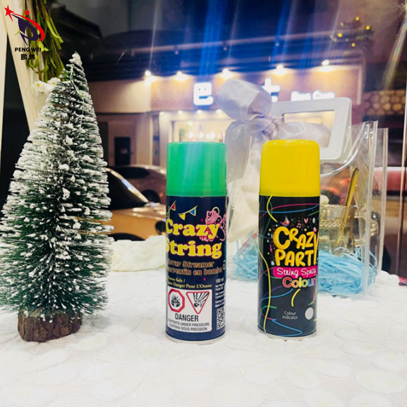 Multicolor брызги строки дня рождения 250ml, брызги партии строки рождества сумасшедшие