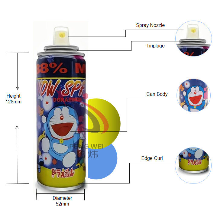 Прочное временных поддельных искусственных брызг снега Doraemon Multicolor для дерева