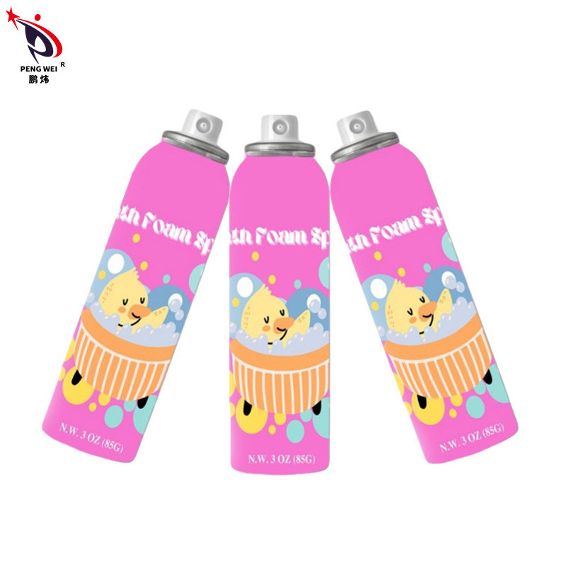 Unisex брызги ванны пены Tinplate, Multicolor баллончик жемчужной ванны