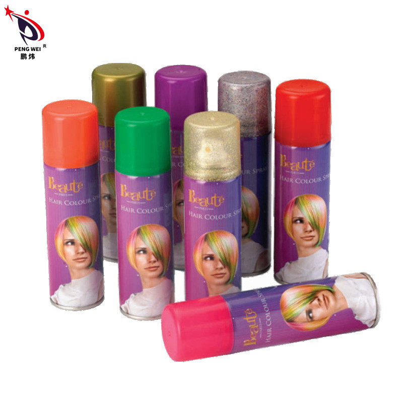 Хорошая краска лака для волос 150ml яркого блеска хеллоуина благоуханием светит брызгам цвета волос