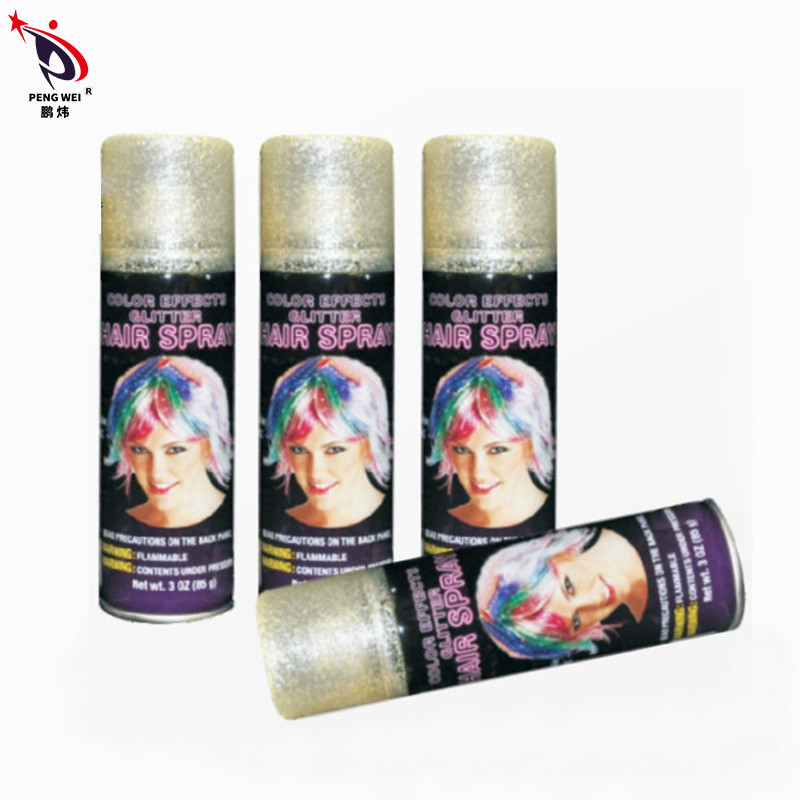 Хорошая краска лака для волос 150ml яркого блеска хеллоуина благоуханием светит брызгам цвета волос