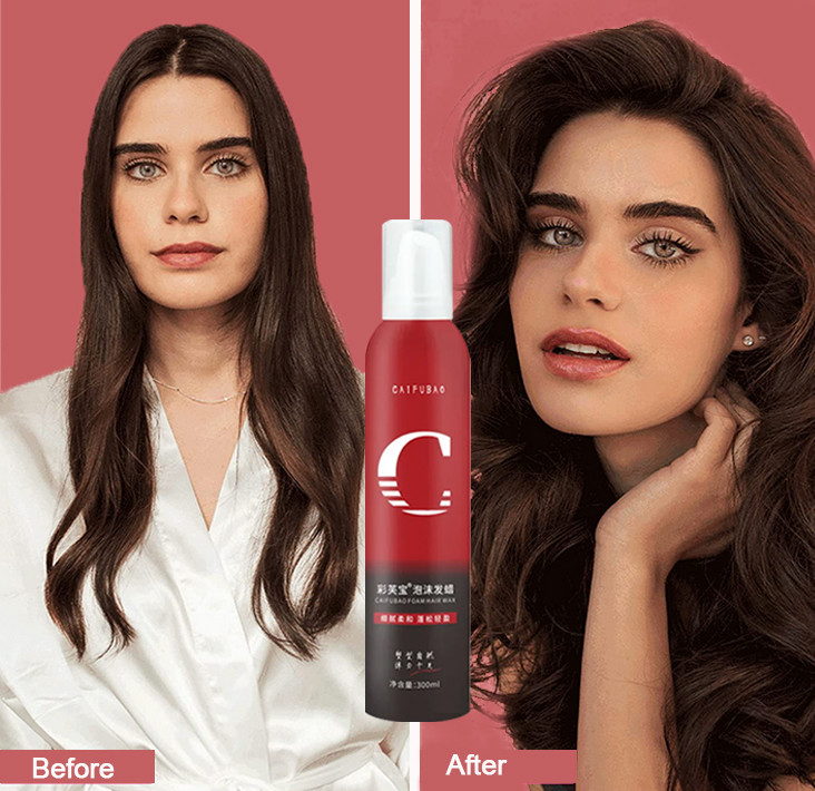 Анти- Frizz воск волос пены распылите Moisturizing вводящ воск в моду волос пены распылите таможню метки частного назначения продуктов воска волос женщин людей