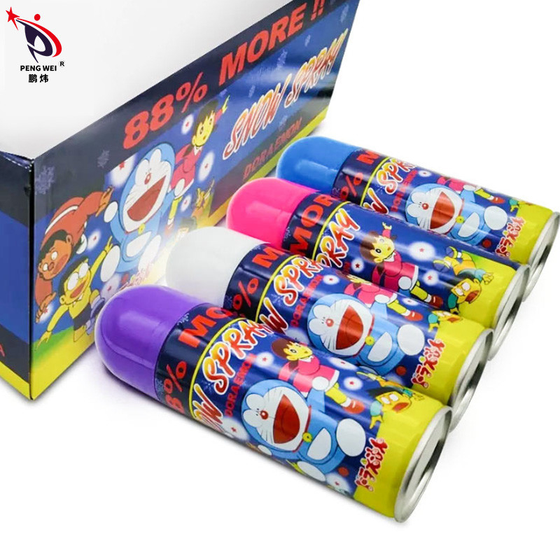 воссоздание свадебного банкета рождества брызг снега Doraemon Multi цвета 250ml искусственное