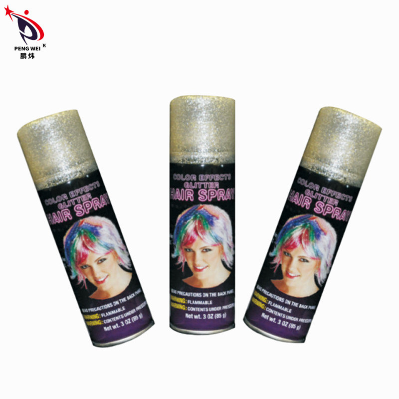 Multicolor временный яркий блеск волос распыляет Washable топливо газа
